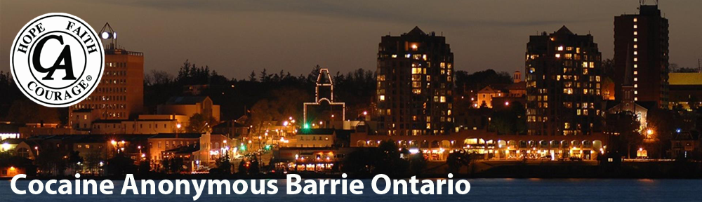 Cocaine Anonymous Barrie Ontario